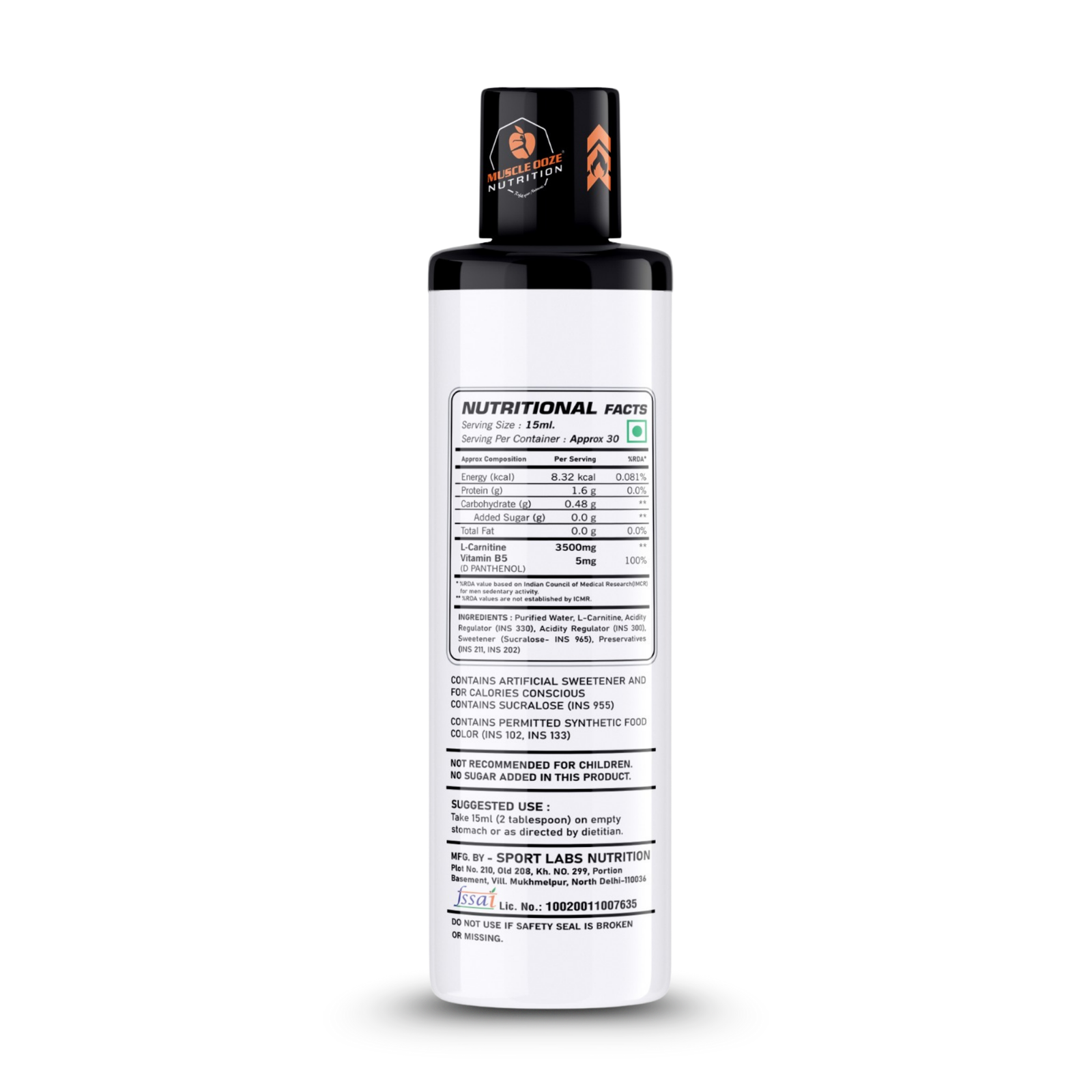 L-Carnitine Liquid 3500mg - Image 4