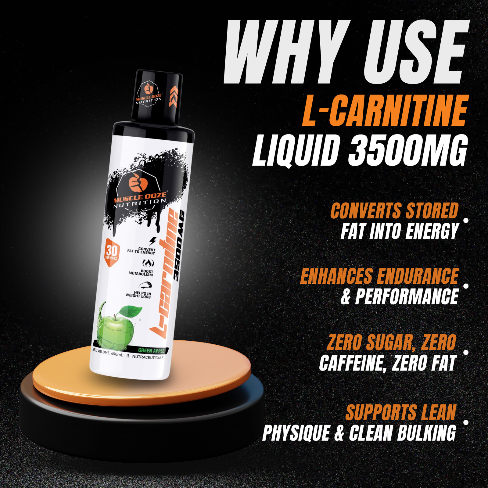 L-Carnitine Liquid 3500mg - Image 2