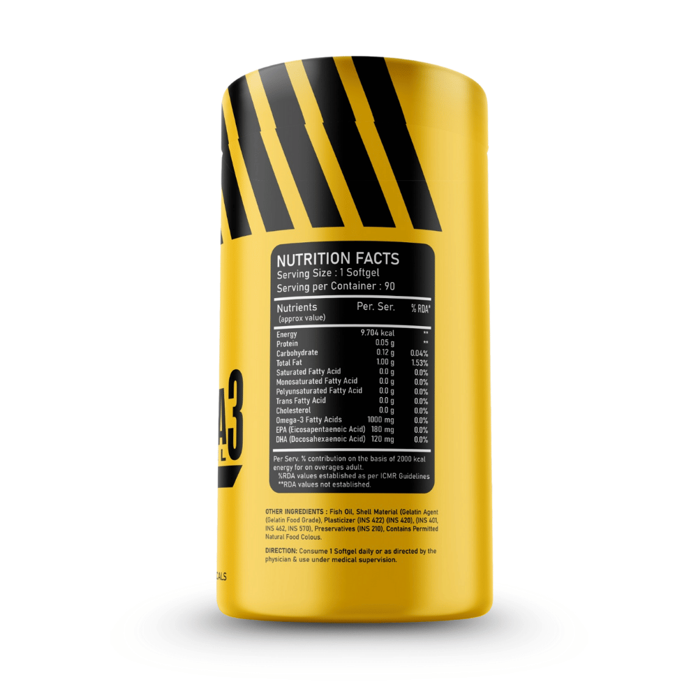 MuscleOoze® Omega 3 (90 Softgels) - Image 2