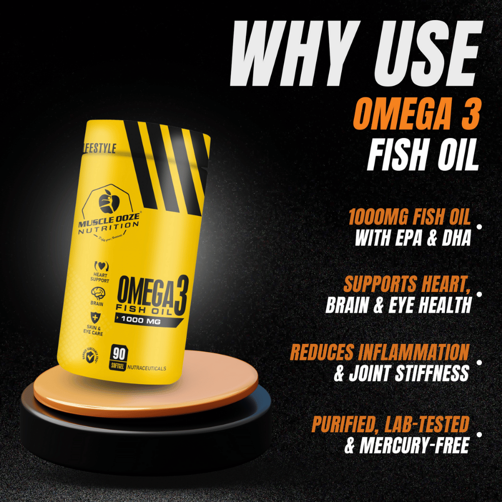 MuscleOoze® Omega 3 (90 Softgels) - Image 4