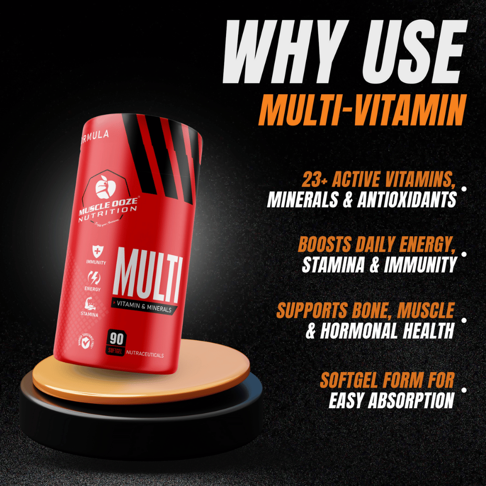 MuscleOoze® MULTI – Vitamin & Minerals 90 Softgels - Image 4