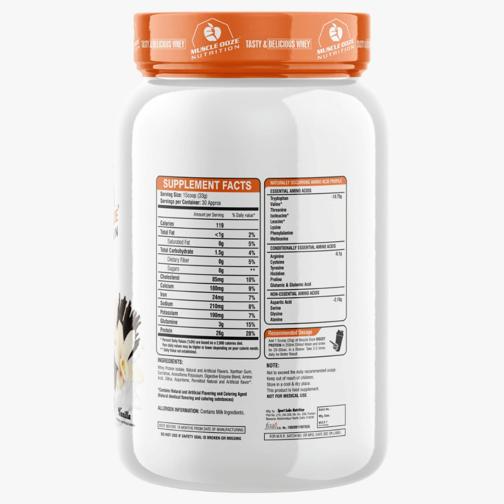 MuscleOoze Isozet Whey Protein Isolate - Image 3