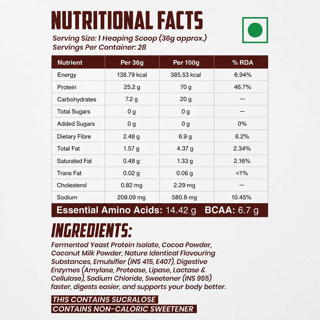 MuscleOoze® Fermented Yeast Protein Dark Chocolate - Image 10